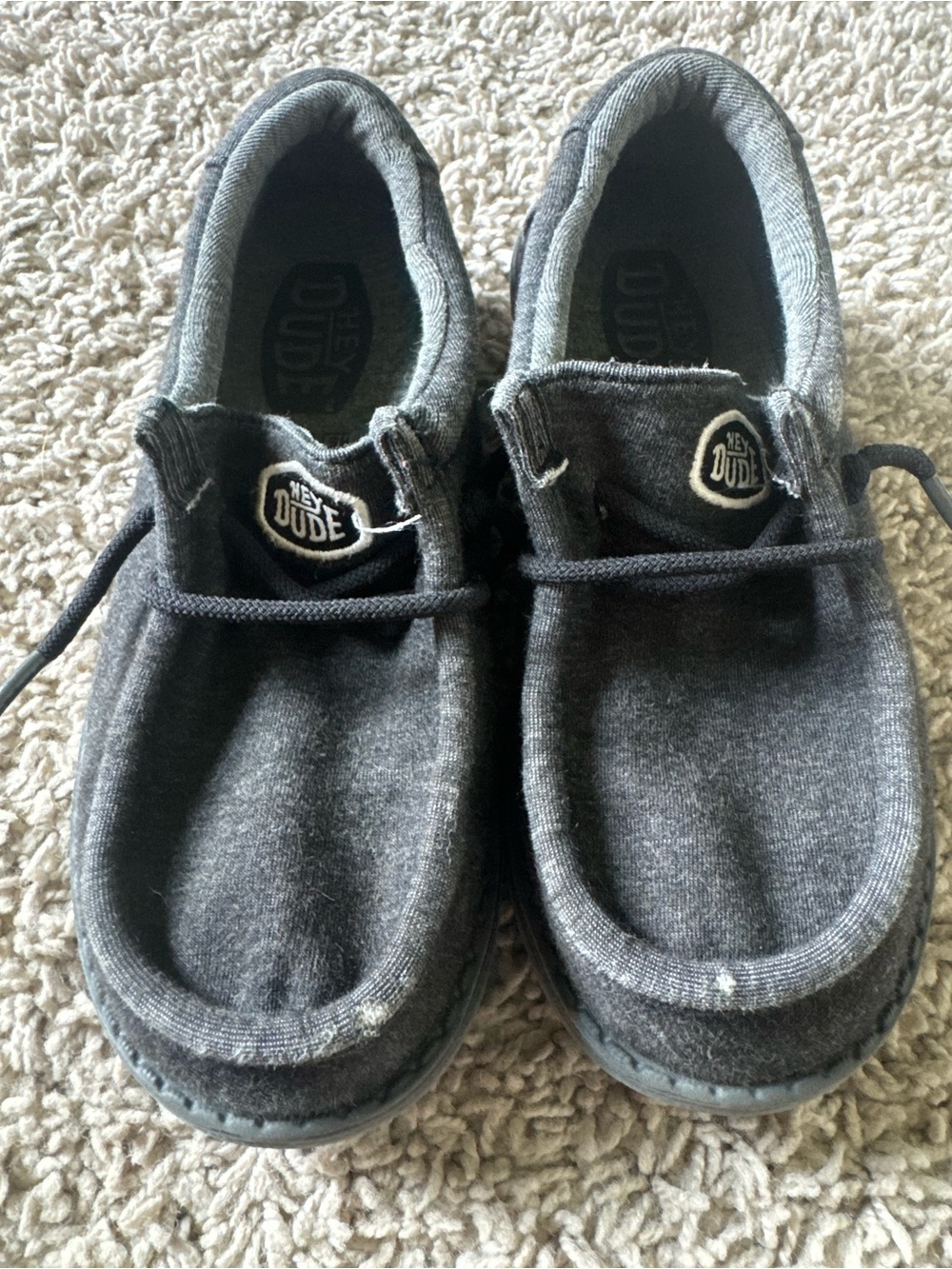 Hey Dude Gray Slip-On Canvas Casual Shoes